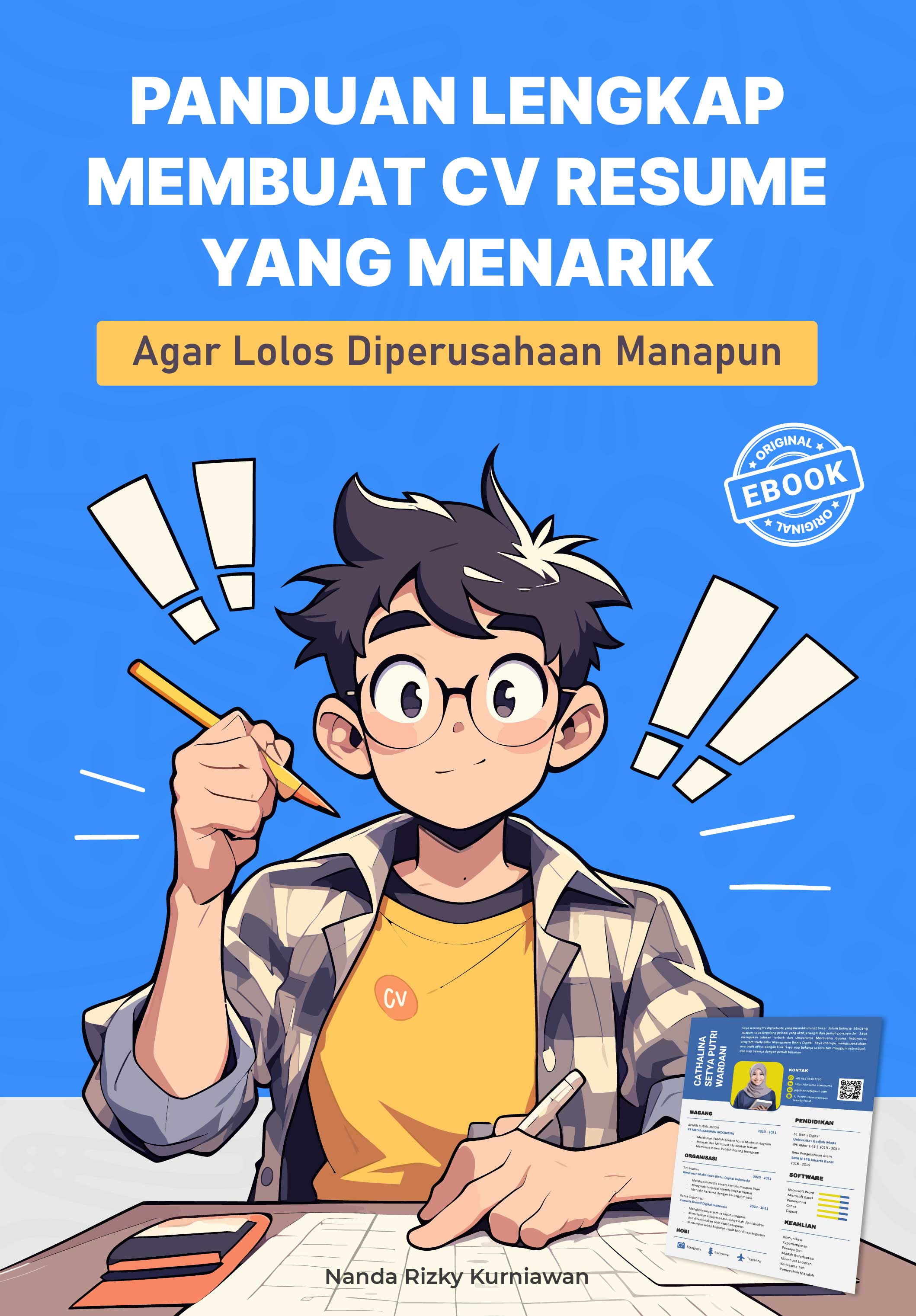 Sample Panduan Lengkap Membuat CV Resume Yang Menarik